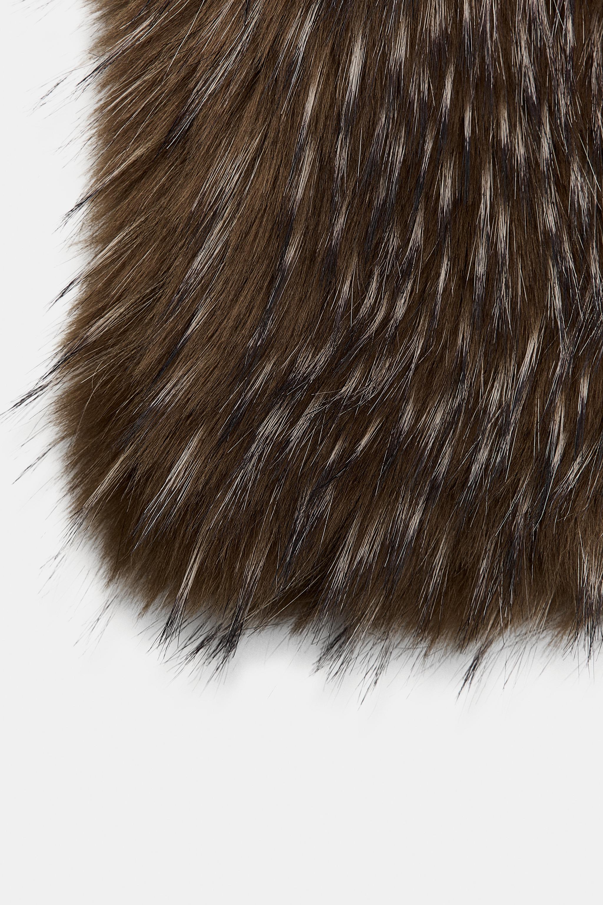 MARLED FAUX FUR SCARF